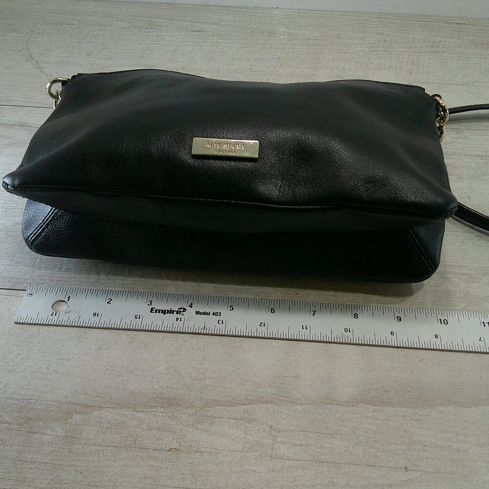 Kate Spade Rare Discontinued Y2K Villabella Avenue Celina Bow Leather Bag Purse - Picture 8 of 13
